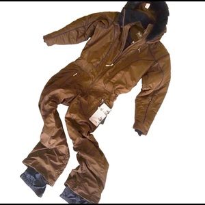 new ✧ Obermeyer ✧ Jumpsuit Ski Suit ✧ Faux Fur ✧